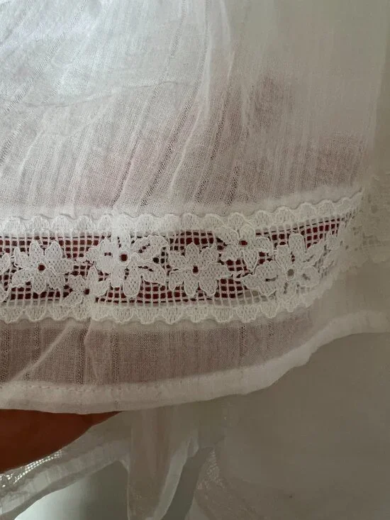 NWT XL White Skort with Lace, Wild Fable - Picture 7 of 11